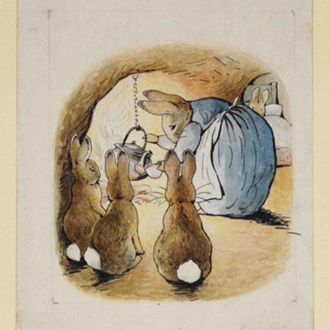 Original cover art for THE TALE OF PETER RABBIT