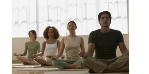 People Meditating