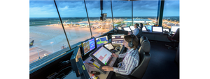 Air traffic control room