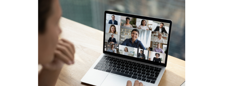 people on a zoom meeting