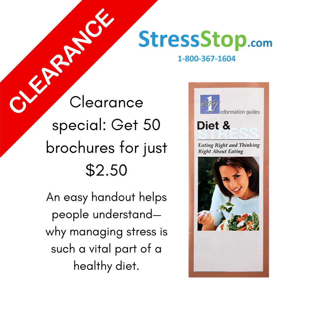 clearance: Diet & Stress brochures