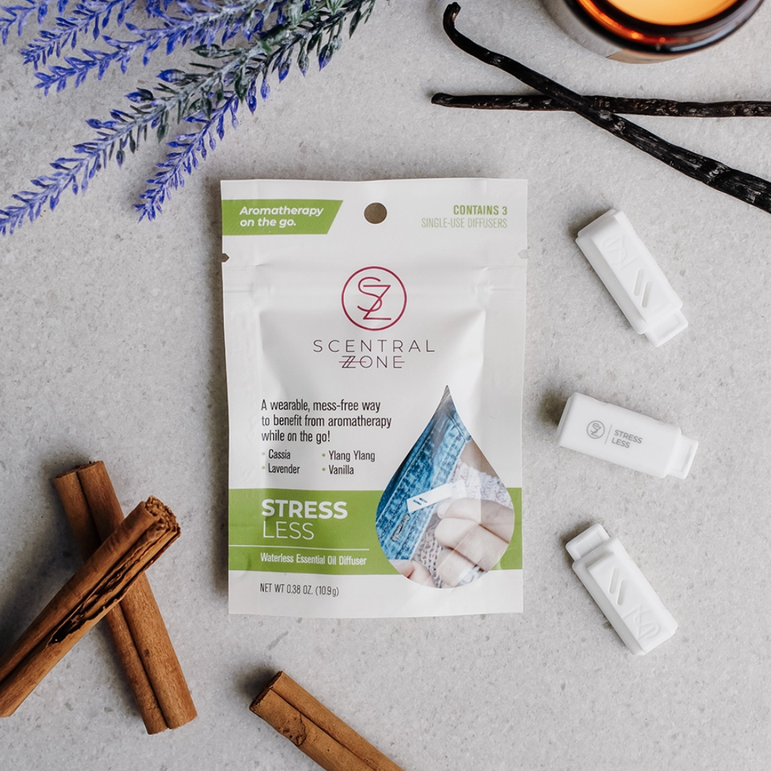 Stress Less Stress Less, Wearable Diffusers