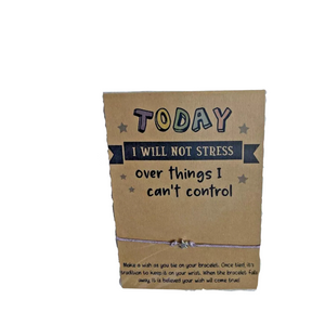 Today I Will Not Stress Wishlet