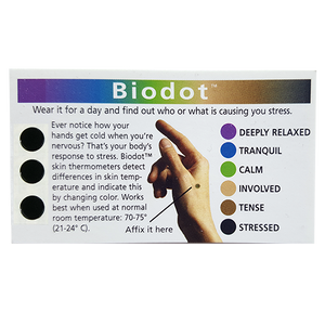 3 Dot Biodot Stress Card