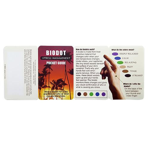 Biodot Sticker Biodot Pocket Guide | Biodots for Stress Management | Stress Biodots