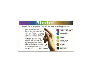 Biodot Color Code Cards set of 100